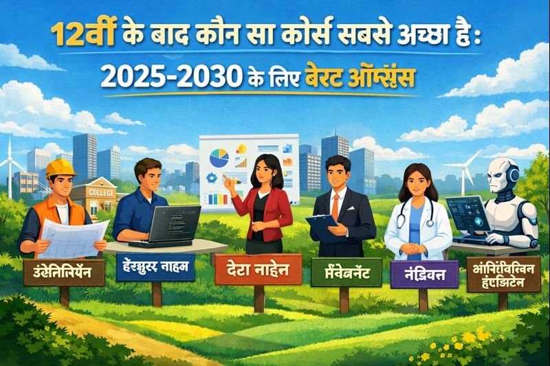 12वीं के बाद कौन सा कोर्स सबसे अच्छा है: 2025-2030 के लिए बेस्ट ऑप्शंस