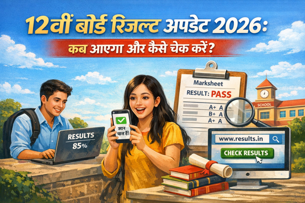 12वीं बोर्ड रिजल्ट अपडेट 2026: कब आएगा और कैसे चेक करें?