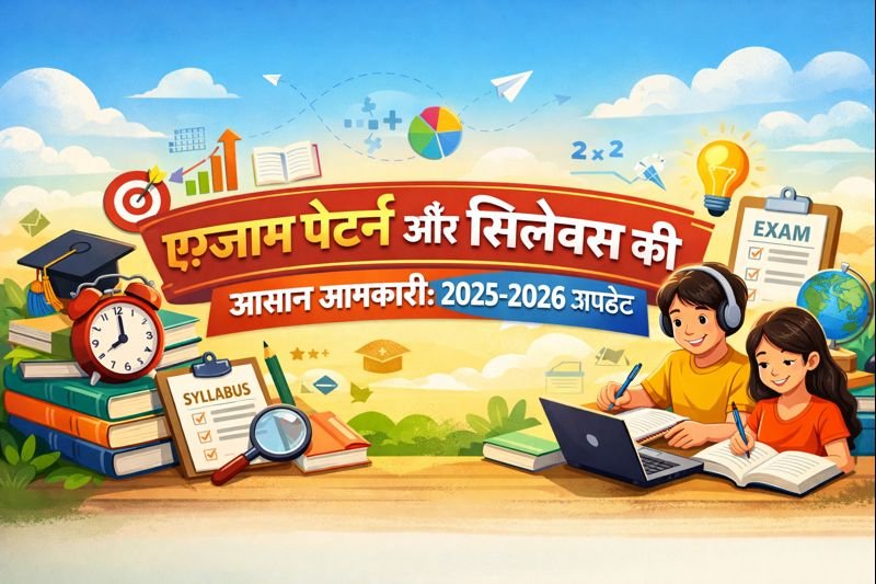 एग्जाम पैटर्न और सिलेबस की आसान जानकारी: 2025-2026 अपडेट