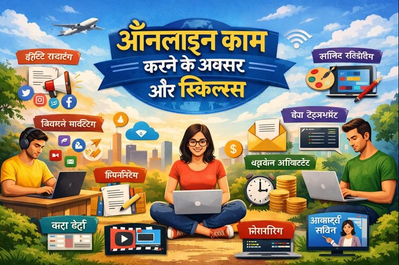ऑनलाइन काम करने के अवसर और स्किल्स