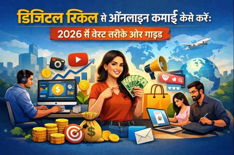 डिजिटल स्किल से ऑनलाइन कमाई कैसे करें: 2026 में बेस्ट तरीके और गाइड