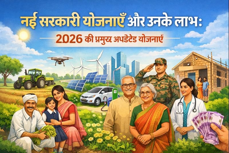 नई सरकारी योजनाएँ और उनके लाभ: 2026 की प्रमुख अपडेटेड योजनाएं