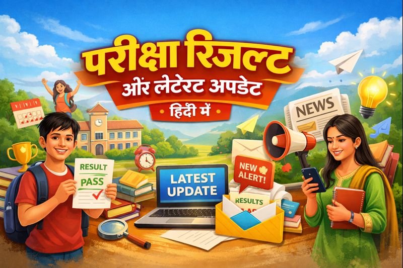 परीक्षा रिजल्ट और लेटेस्ट अपडेट हिंदी में