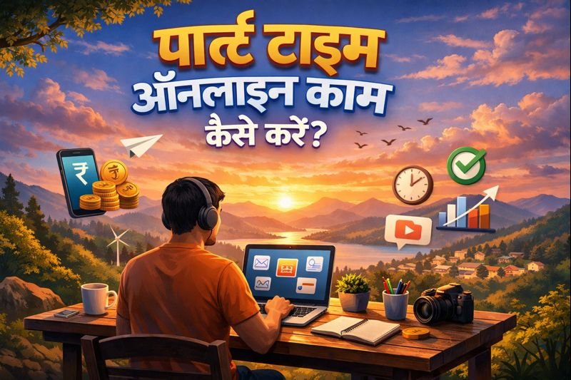 पार्ट टाइम ऑनलाइन काम कैसे करें ?
