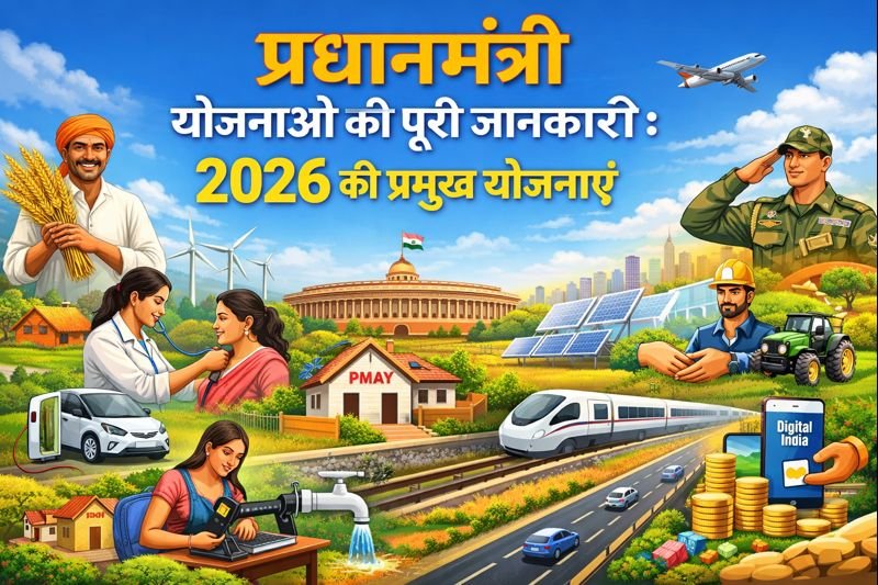 प्रधानमंत्री योजनाओं की पूरी जानकारी: 2026 की प्रमुख योजनाएं