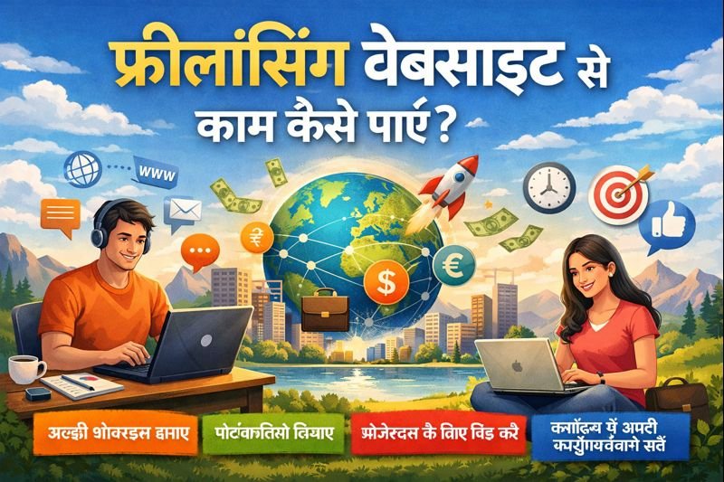 फ्रीलांसिंग वेबसाइट से काम कैसे पाएं ?