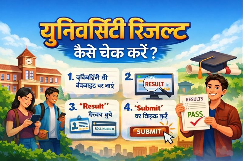 यूनिवर्सिटी रिजल्ट कैसे चेक करें?