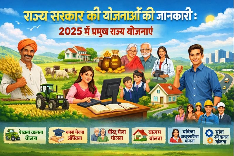 राज्य सरकार की योजनाओं की जानकारी: 2025 में प्रमुख राज्य योजनाएं