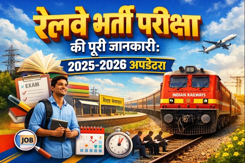 रेलवे भर्ती परीक्षा की पूरी जानकारी: 2025-2026 अपडेट्स