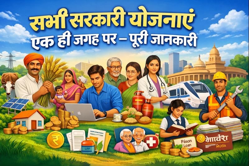 सभी सरकारी योजनाएं एक ही जगह पर – पूरी जानकारी