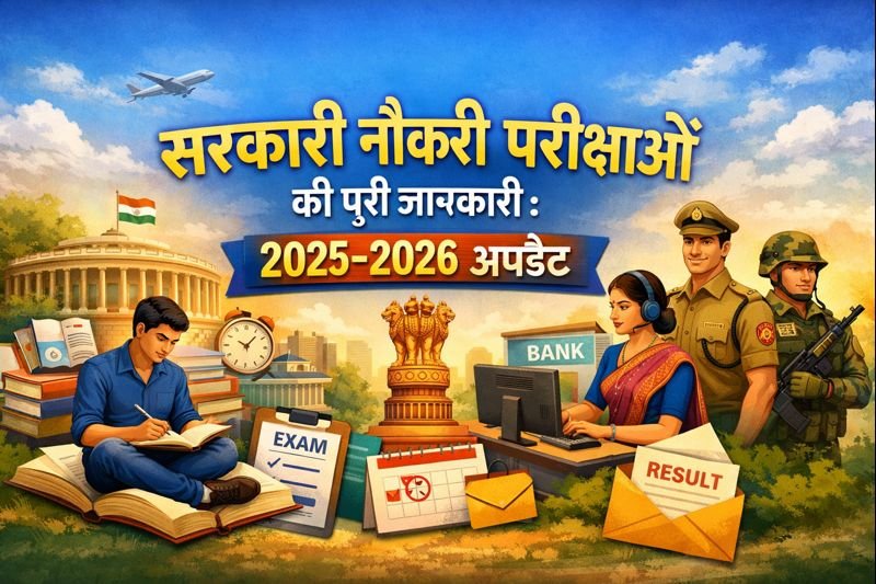 सरकारी नौकरी परीक्षाओं की पूरी जानकारी: 2025-2026 अपडेट