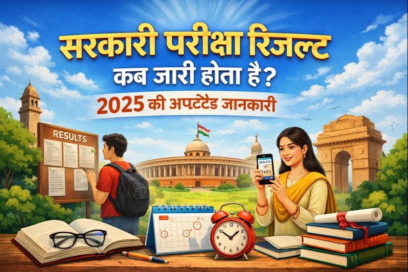 सरकारी परीक्षा रिजल्ट कब जारी होता है? 2025 की अपडेटेड जानकारी