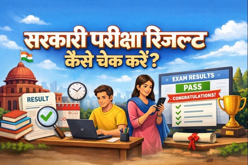 सरकारी परीक्षा रिजल्ट कैसे चेक करें?