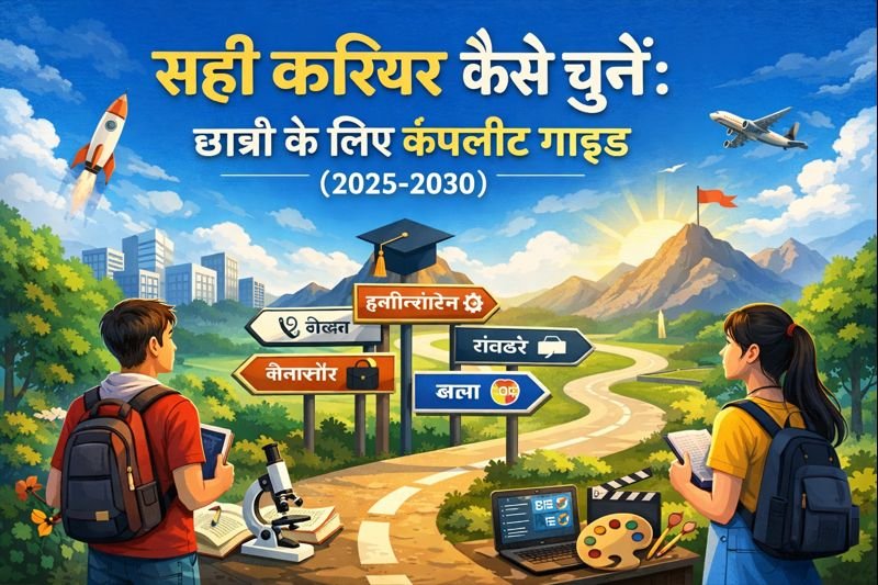 सही करियर कैसे चुनें: छात्रों के लिए कंपलीट गाइड (2025-2030)