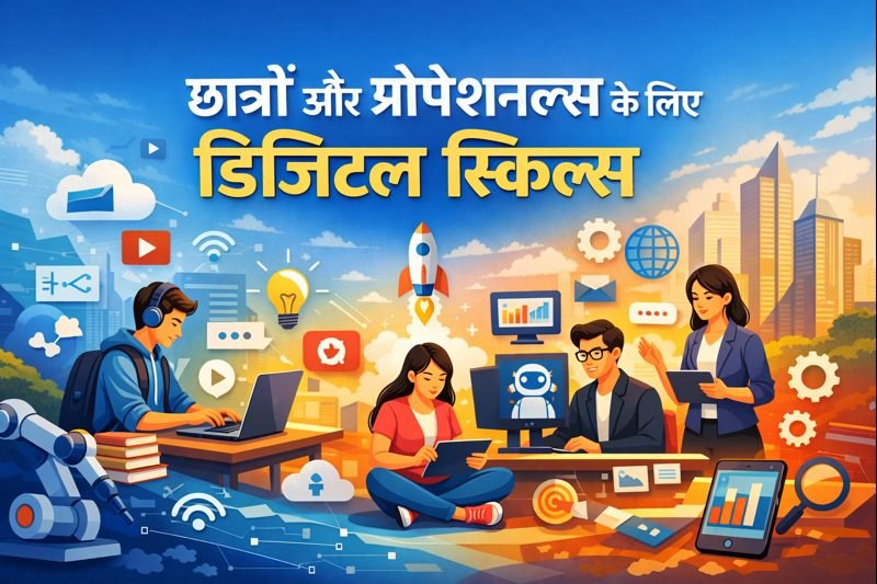 छात्रों और प्रोफेशनल्स के लिए डिजिटल स्किल्स