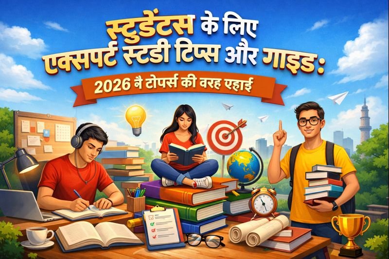स्टूडेंट्स के लिए एक्सपर्ट स्टडी टिप्स और गाइड: 2026 में टॉपर्स की तरह पढ़ाई